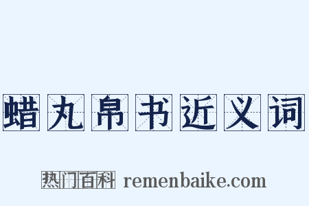 蜡丸帛书近义词是什么意思的图片